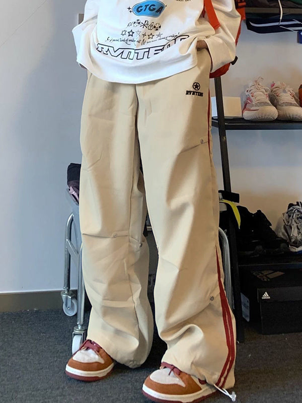 Cargo Pants With Pleated Button Detail