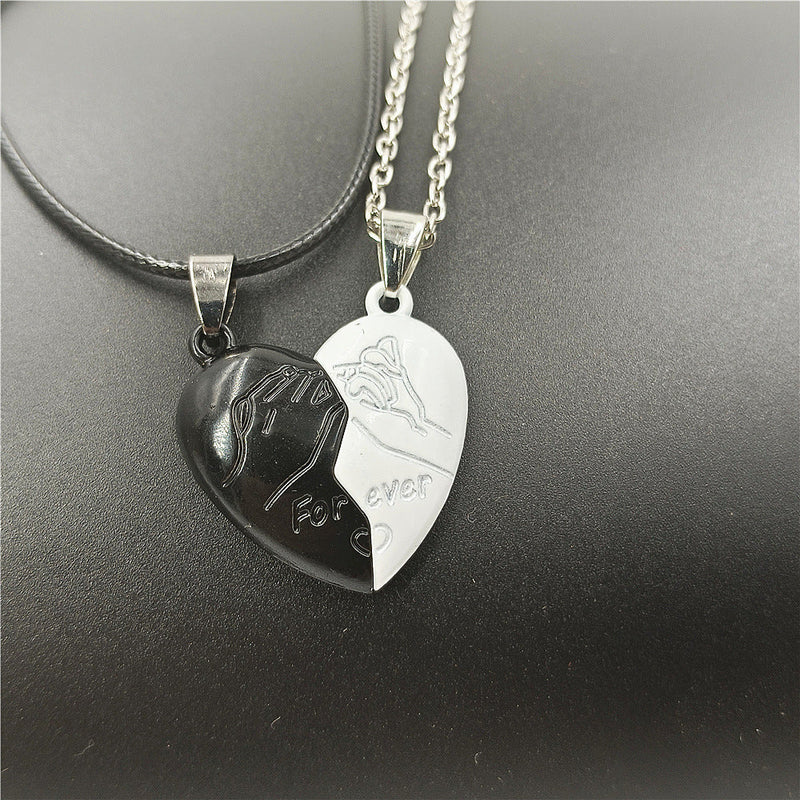 Romantic Matching Heart Necklace
