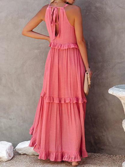 Megan | Ruffle Maxi Dress