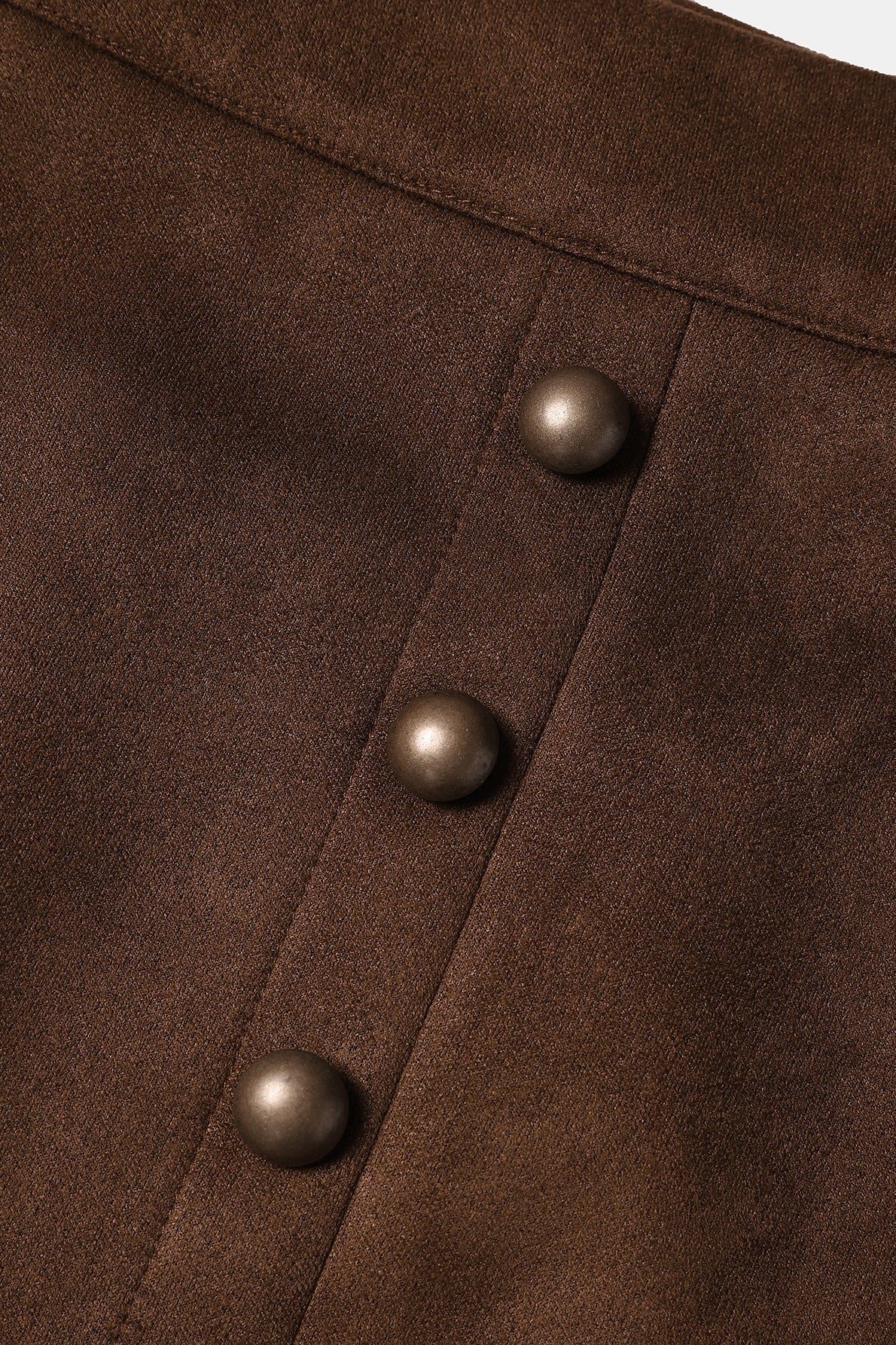Suede Bodycon Mini Skirt