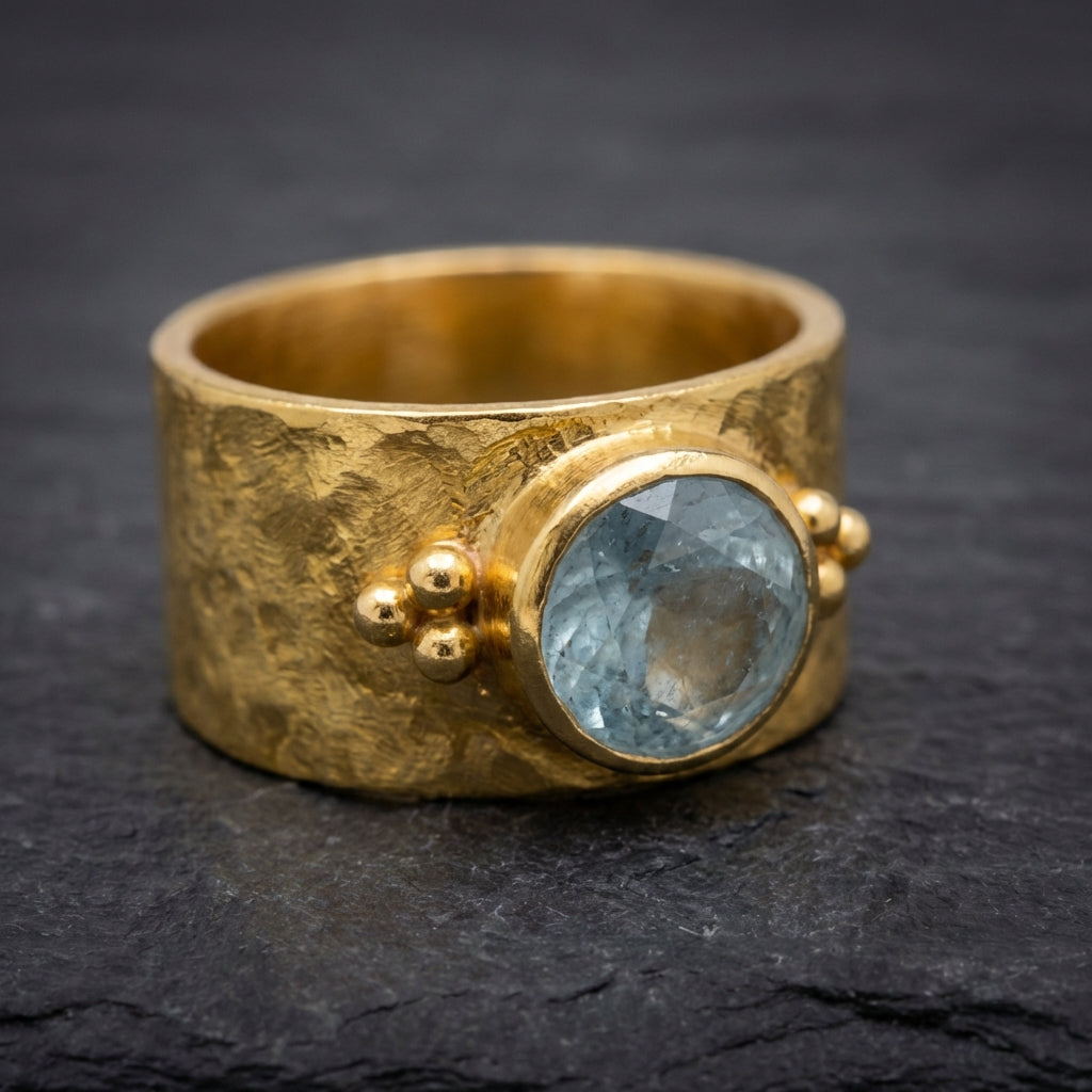 Vintage Golden Moonstone Ring
