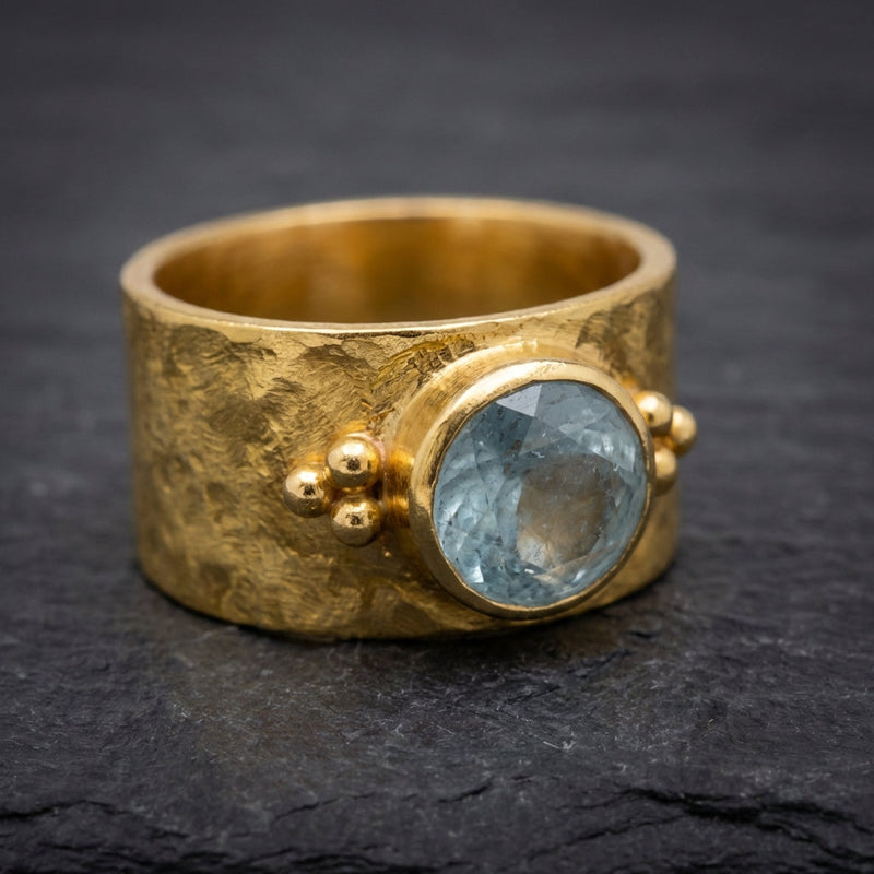 Vintage Golden Moonstone Ring