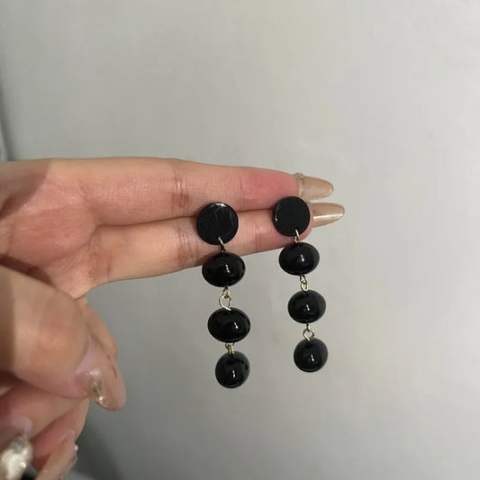 Classic Black Onyx Earrings