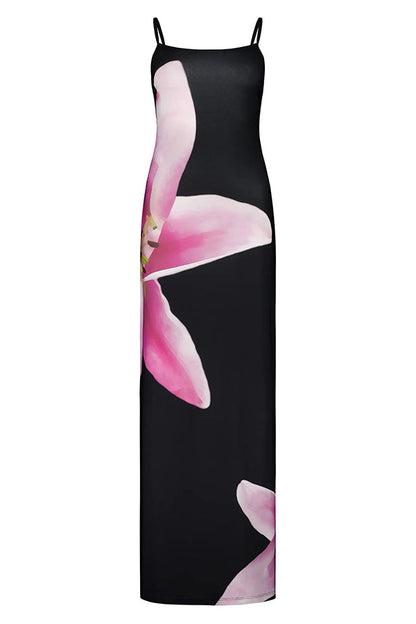 Romantic Beginnings Lily Slip Stretch Vacation Maxi Dress