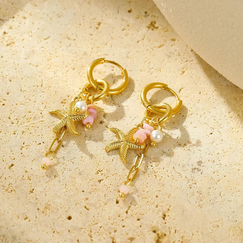 Elegant Butterfly Pearl Earrings