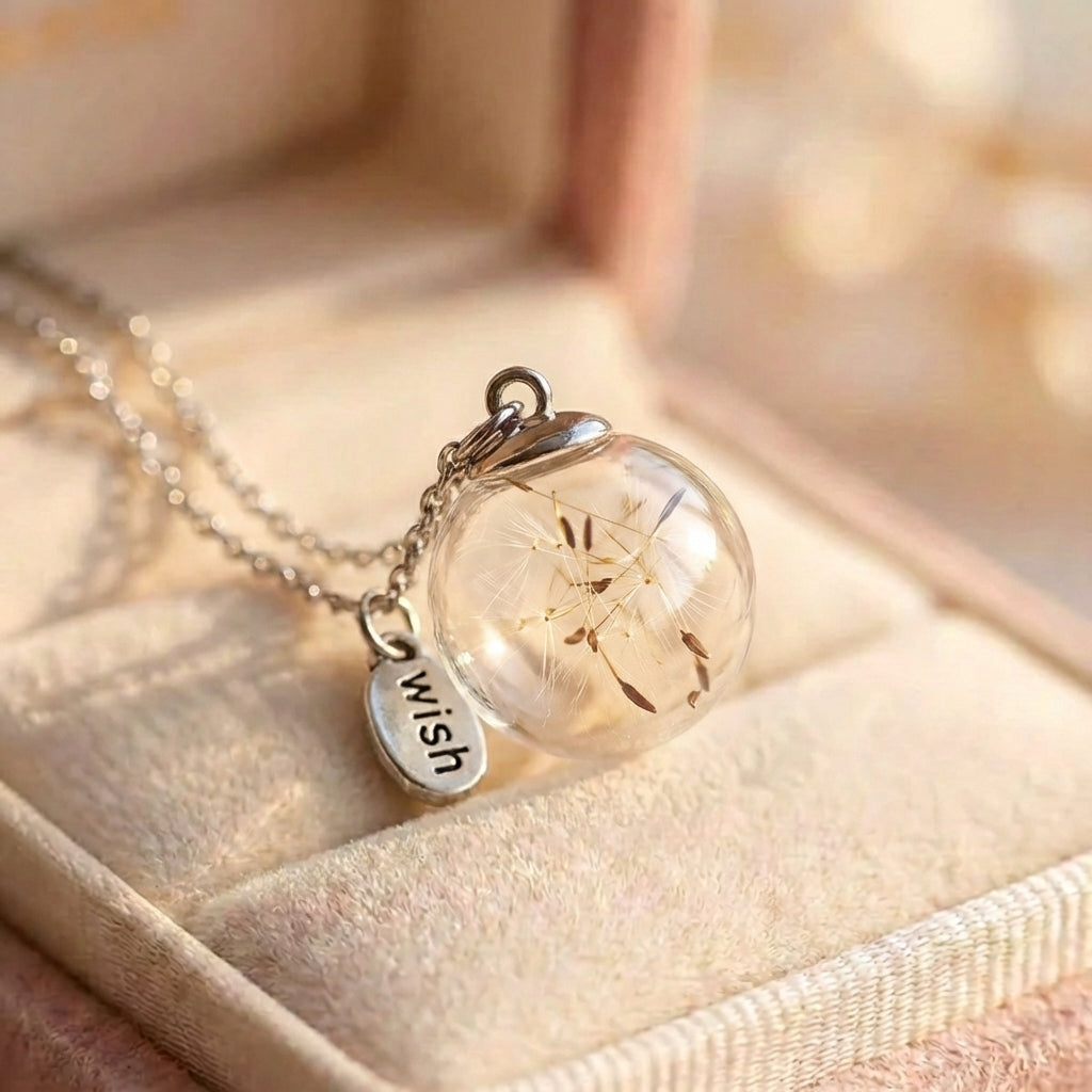 Dandelion Wish Necklace