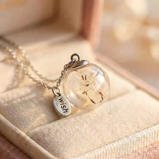 Dandelion Wish Necklace