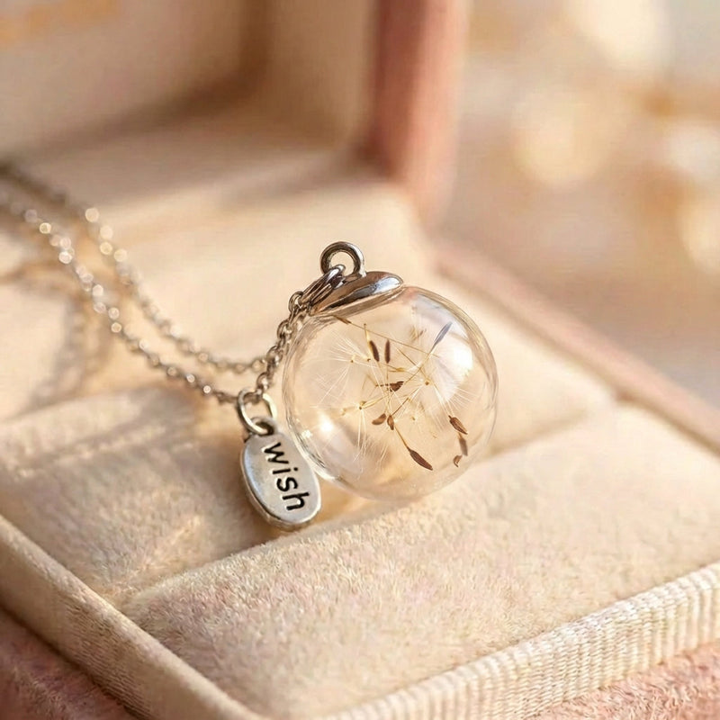 Dandelion Wish Necklace
