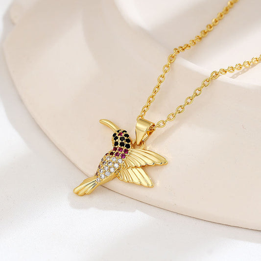 Elegant Hummingbird Necklace