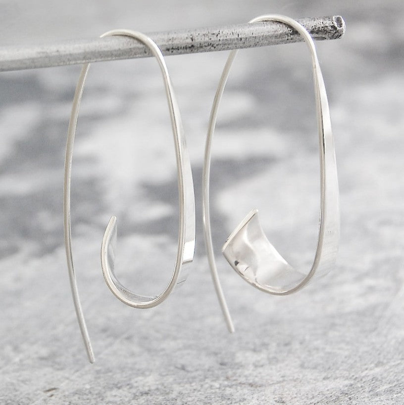 Minimalist Silver Earrings
