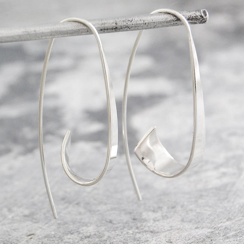 Minimalist Silver Earrings