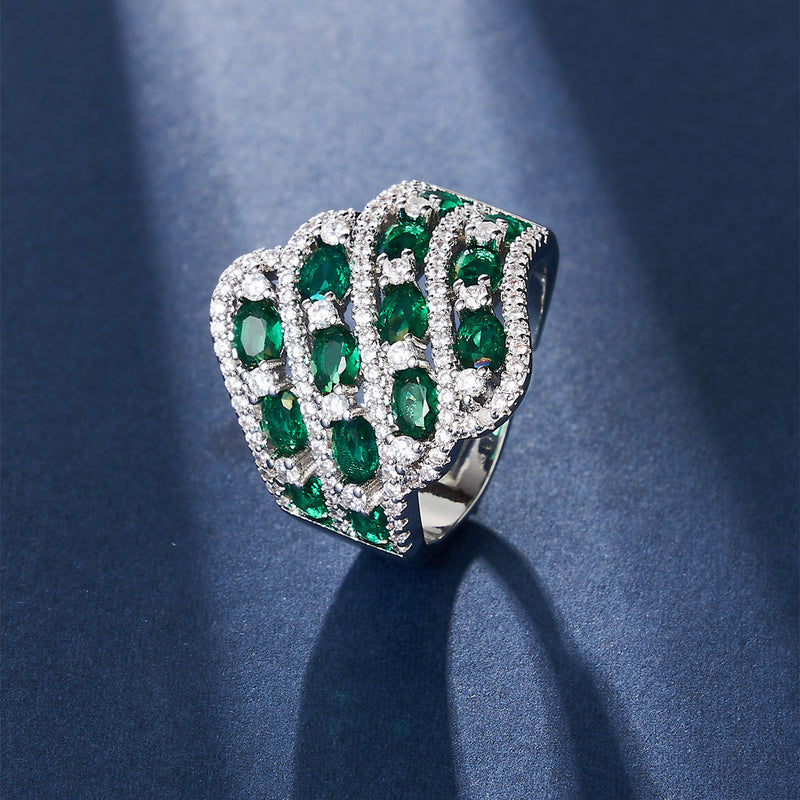 Emerald Statement Ring