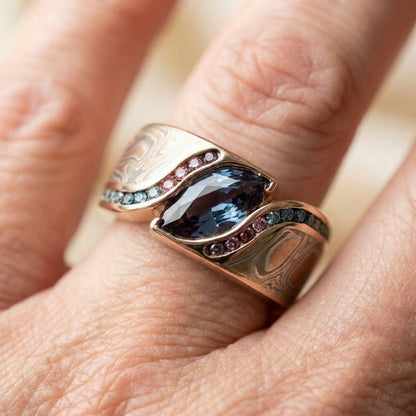 Vintage Prifddinas Eye Glass Ring