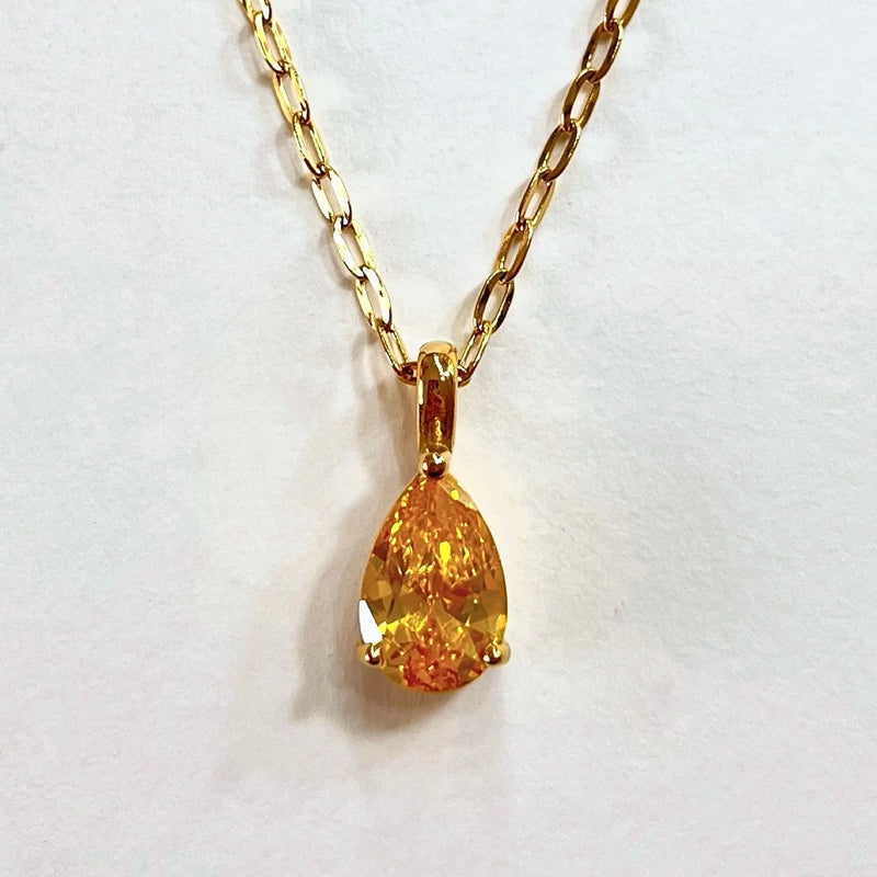 Elegant Citrine Water Drop
