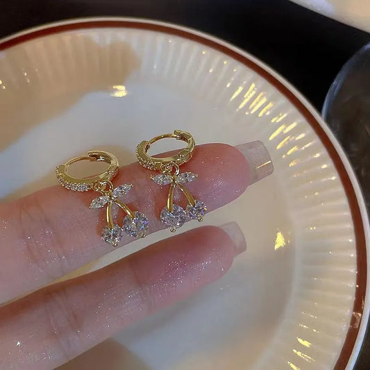 Elegant Crystal Drop Earrings