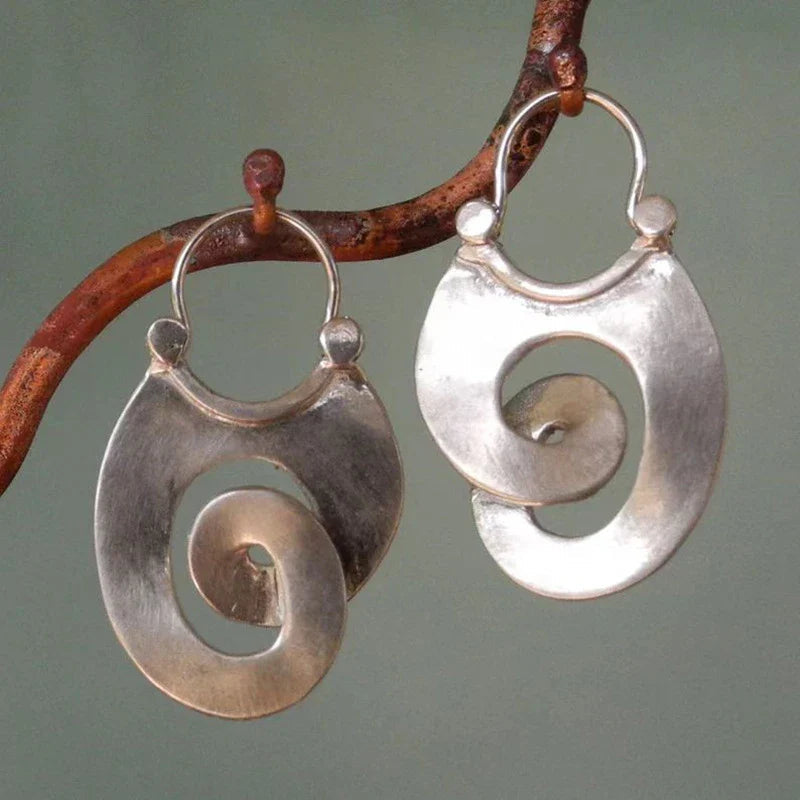 Spiral Shell Earrings