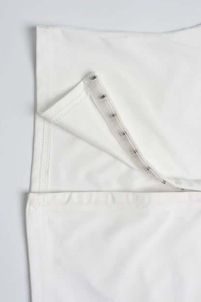 Color Mock Neck Crop Top Bootcut Pants Set