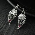 Vintage Flower Dangle Earrings