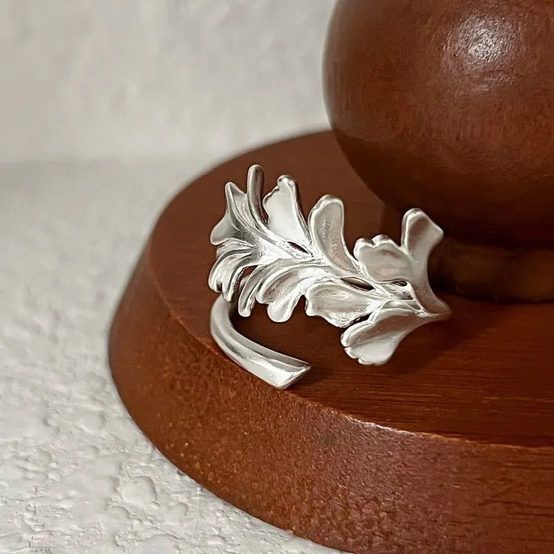Statement Leaf Ring