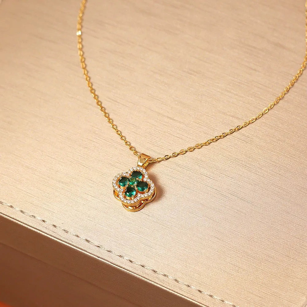 Elegant Emerald Necklace