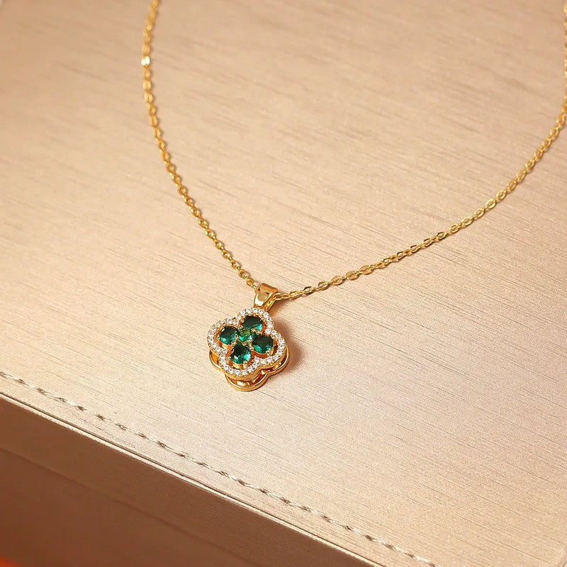 Elegant Emerald Necklace