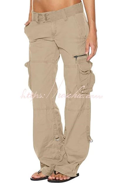 Tactical Active Loose Multi-pockets Cargo Pants