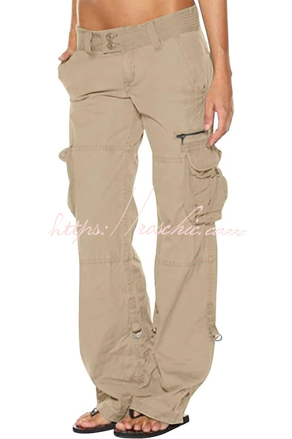 Tactical Active Loose Multi-pockets Cargo Pants