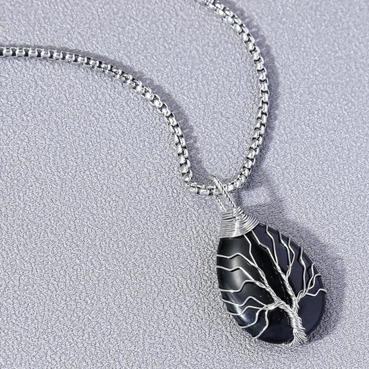 Handmade Black Onyx Necklace