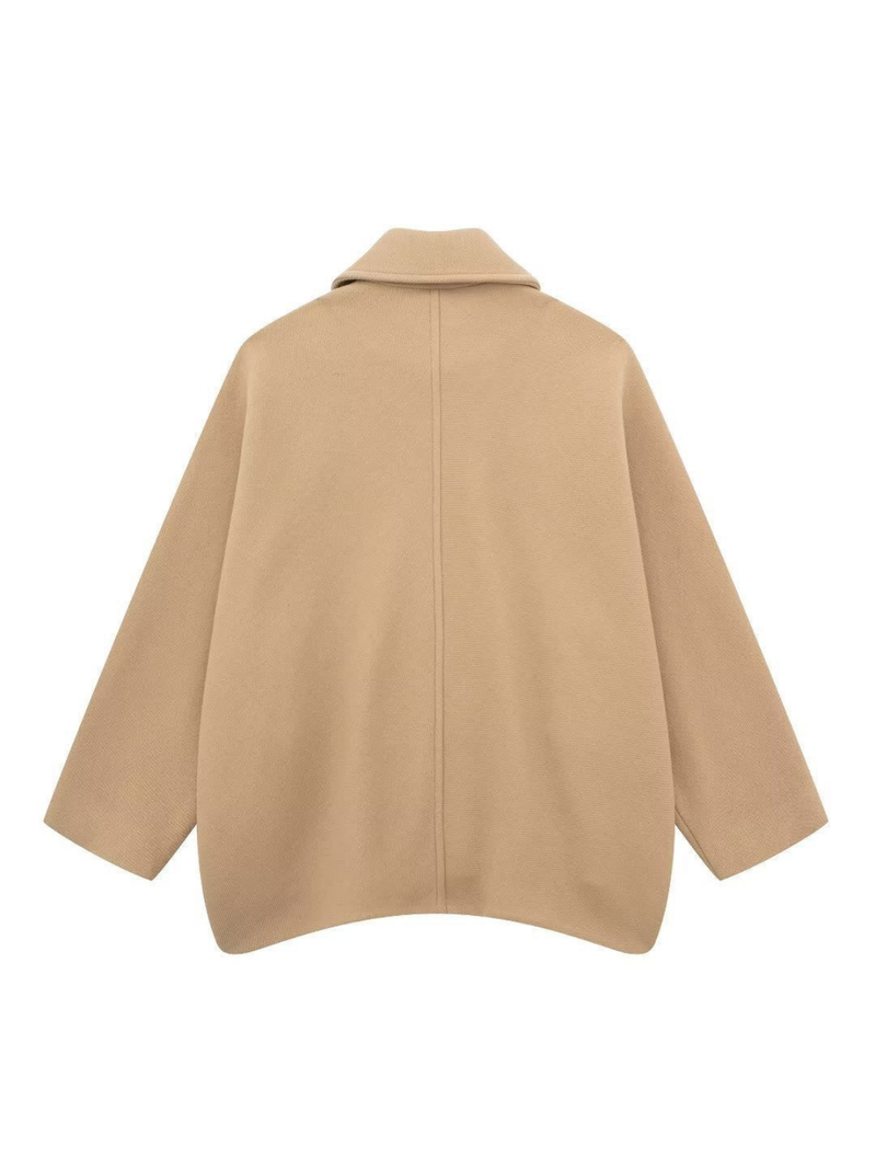 Oversized Pocket Button Coat
