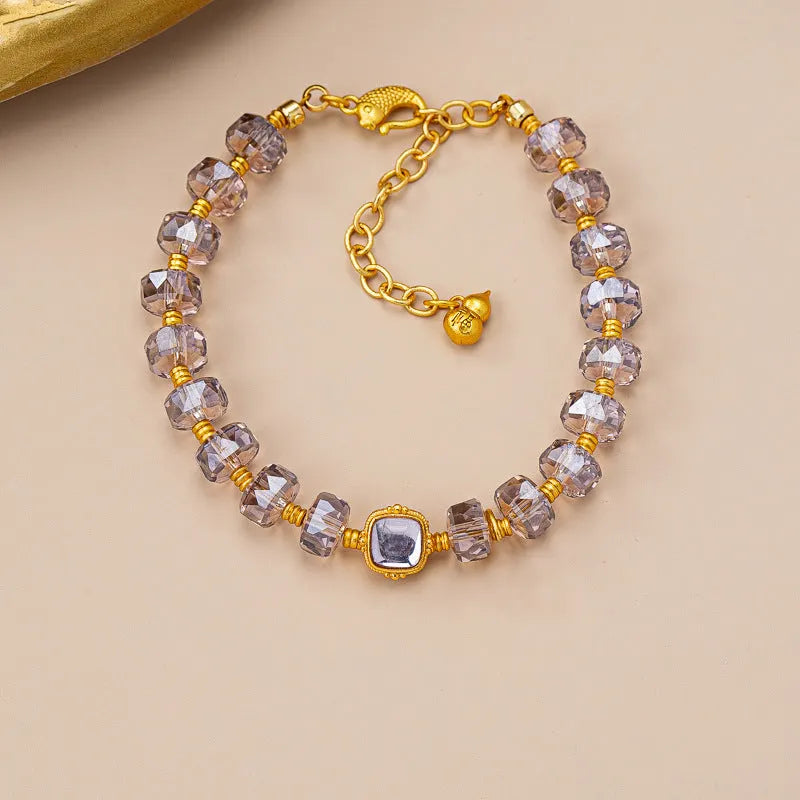 Elegant Amethyst Bracelet