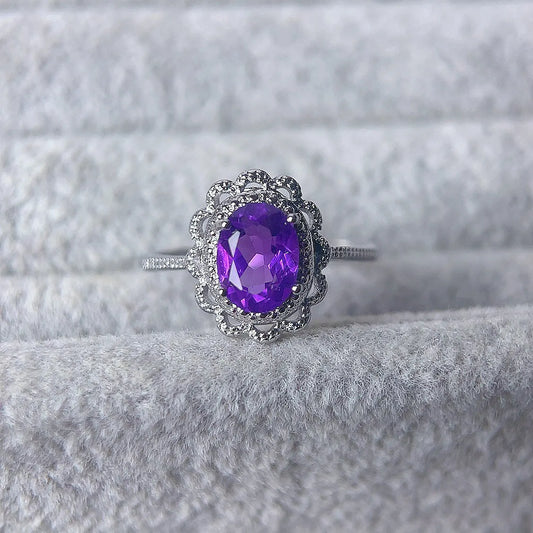 Elegant Amethyst Ring