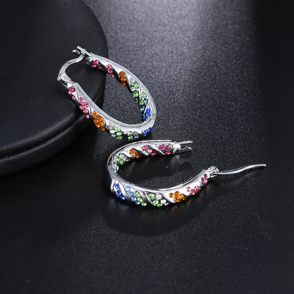 Colorful Crystal Earrings