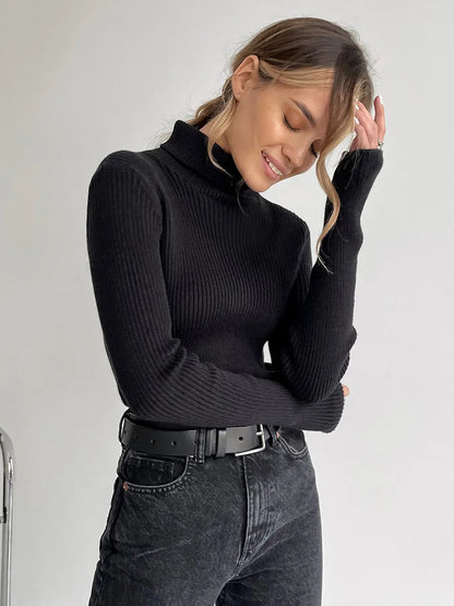 Timeless Slim-fit Turtleneck Sweater - Classic for