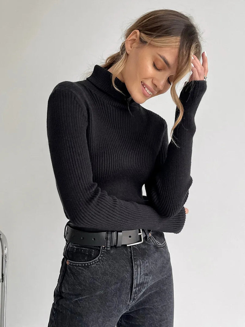Timeless Slim-fit Turtleneck Sweater - Classic for