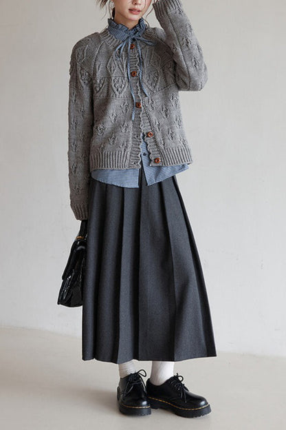 Crochet Knit Cardigan