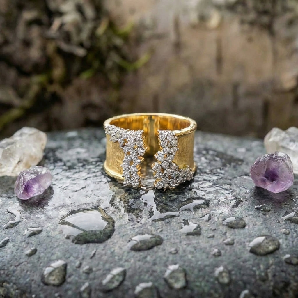 Elegant Crystal Statement Ring