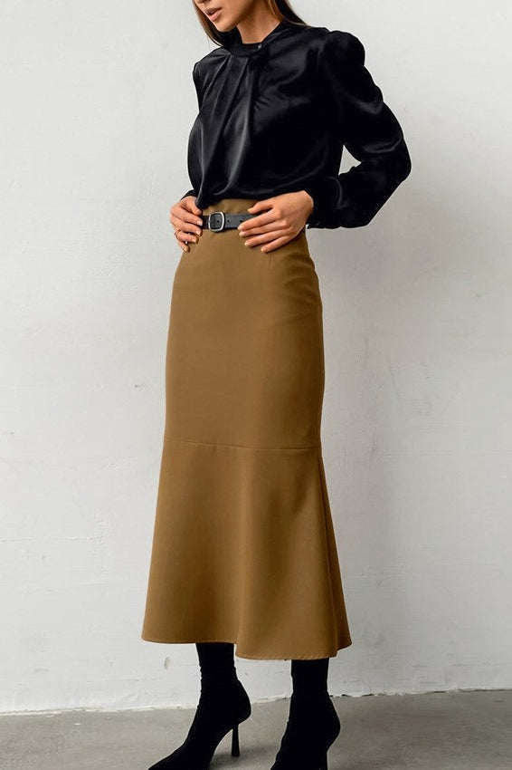 Brown Mermaid Skirt