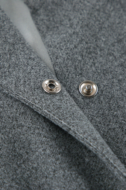 Grey Wool Short Coat