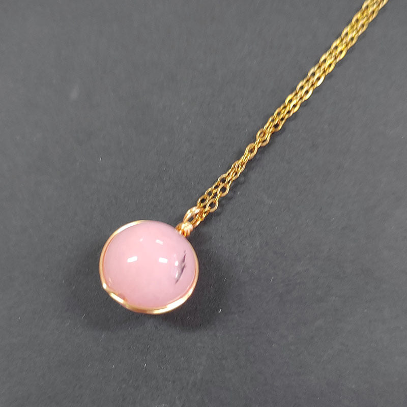 Elegant Pink Tourmaline Necklace
