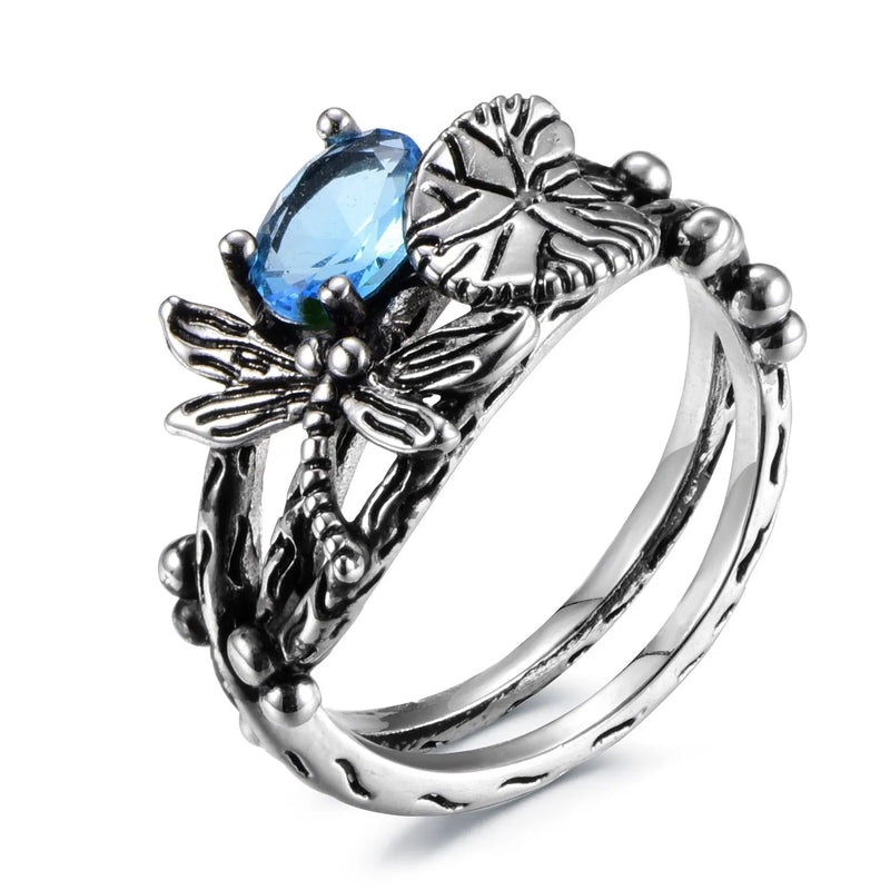 Vintage Blue Topaz Ring