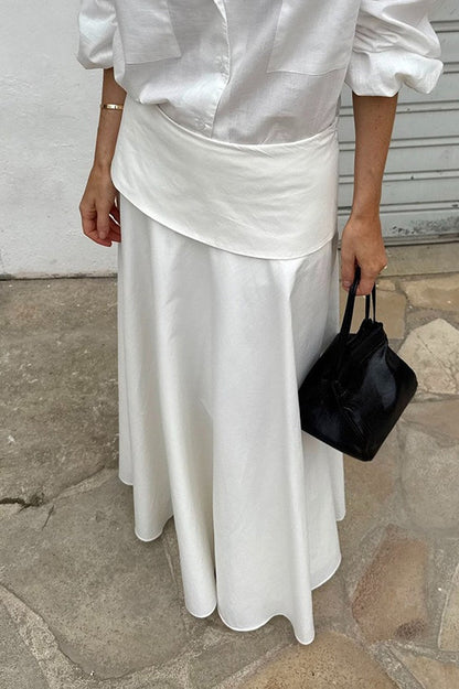 A-line Midi Skirt