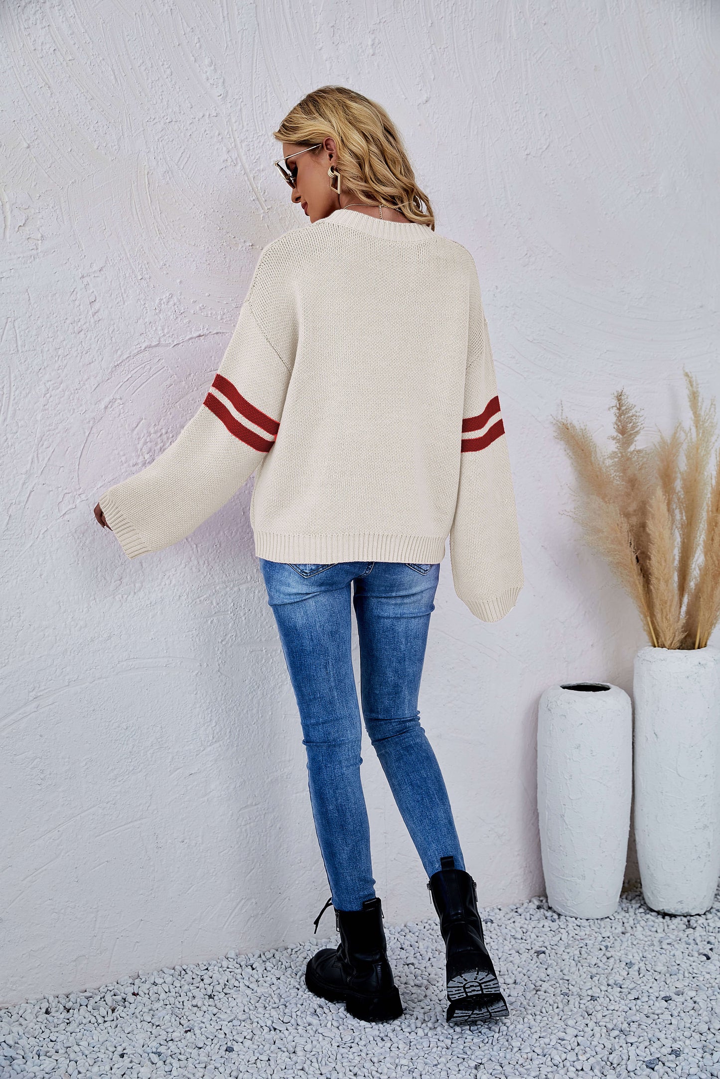 Sweetie With Heart Pullover Knit Sweater