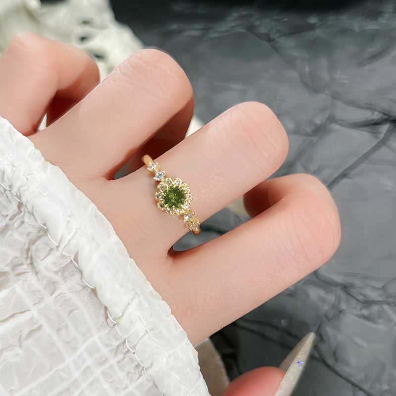 Elegant Peridot Ring
