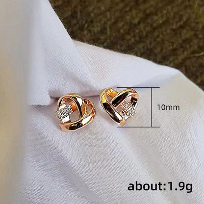 Romantic Gold Earrings for Special Moments