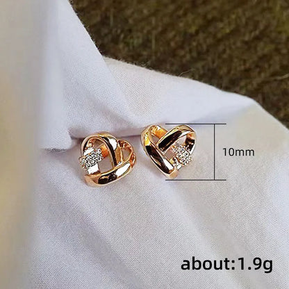 Romantic Gold Earrings for Special Moments