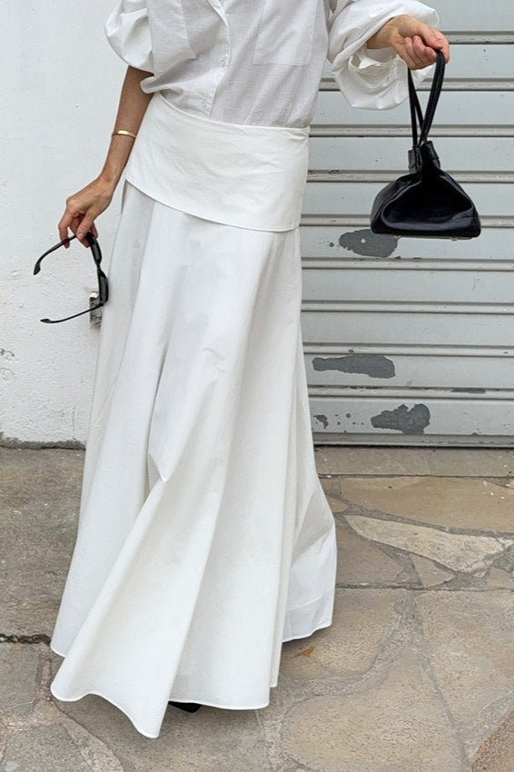 A-line Midi Skirt