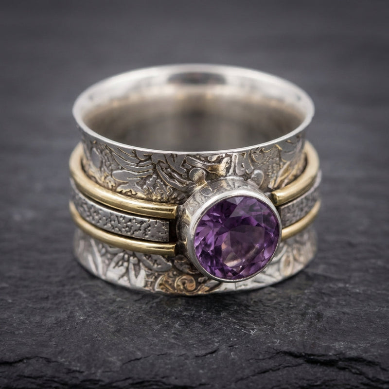 Bohemian Crystal Meditation Ring