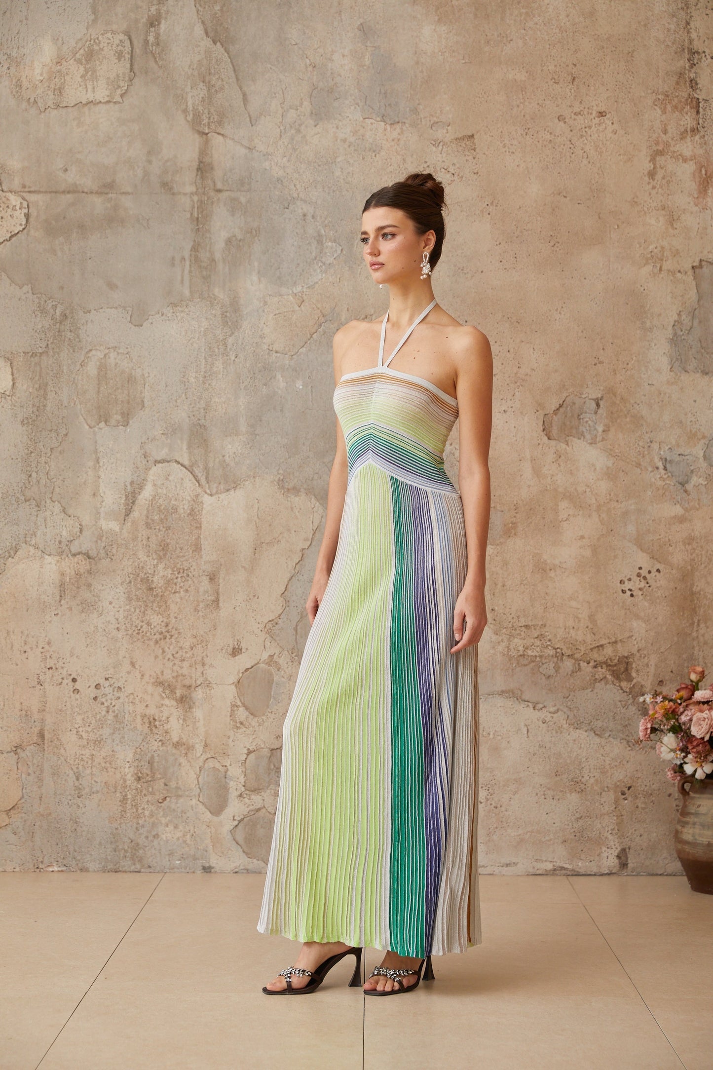 Luminaflaire™ Maxi Dress — Ignite Every Room With Hypnotic Shine and Unstoppable Confidence
