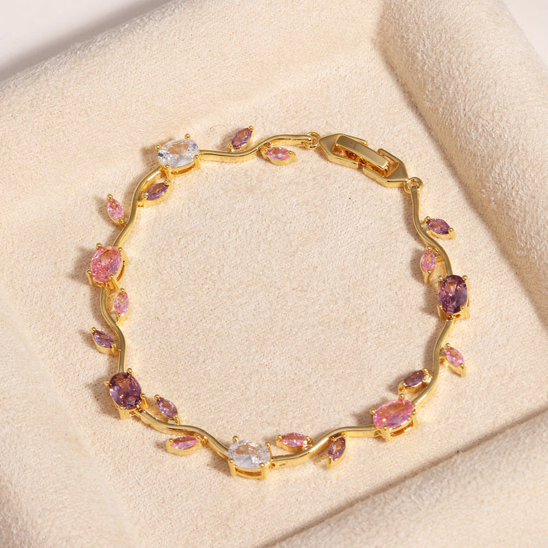 Elegant Amethyst Bracelet