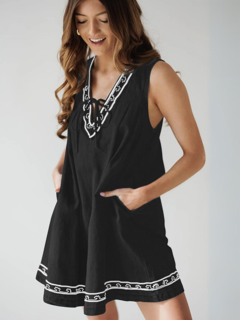 Beatrice Denim Mini Dress